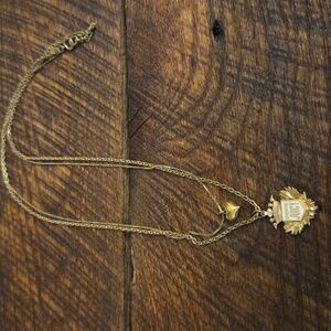 Juicy Couture Long Pendadnt And Heart Necklace